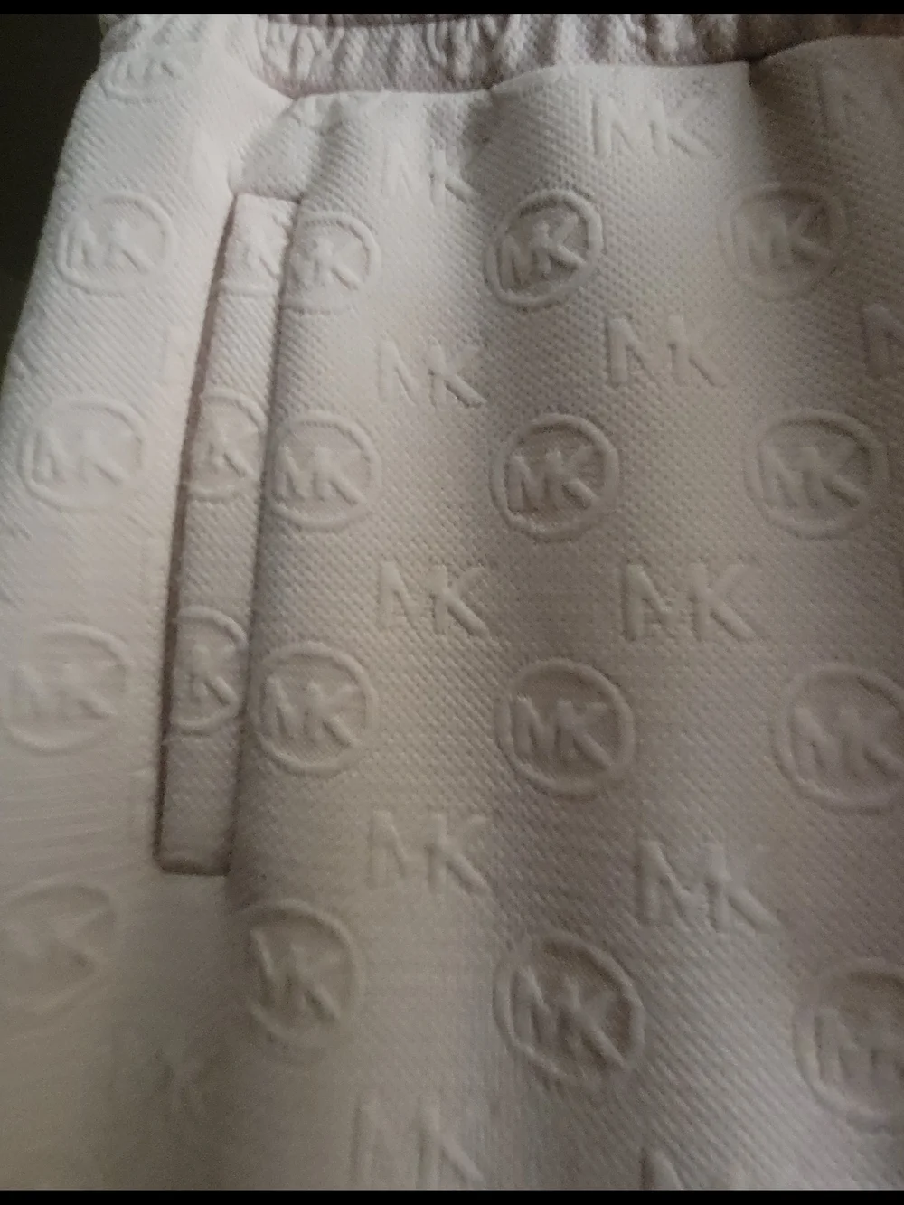 Michael Kors Pink Embossed Logo Joggers